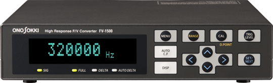 入力周波数320 kHzまで高速応答で追従 高速F/Vコンバータ FV-1500