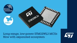 STマイクロエレクトロニクス、低消費電力・長距離ワイヤレス通信対応SoC「STM32WL33」の提供を開始し、専用エコシステムを拡張