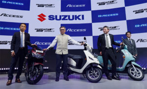 スズキ、インドのBharat Mobility Global Expo 2025にて EVスクーターを含む二輪車3車種を発表