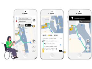 トヨタ・モビリティ基金、フランスのヴィシー市と共同で、障がい者向け移動ナビゲーションアプリの実証実験を本格的に開始