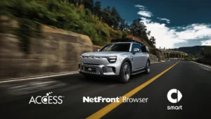 smart、ACCESSの「NetFront® Browser」を採用し、車載コネクティビティを強化