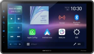ワイヤレス接続での「Apple CarPlay」「Android Auto」に対応したフローティングタイプの9インチ大画面ディスプレイオーディオ「DMH-SF600」を発売【パイオニア】