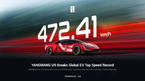 BYD「YANGWANG U9 Track Edition」　EV世界最速472.41km/hを達成