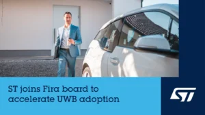 STマイクロエレクトロニクス、FiRaコンソーシアムの理事会に加入し、UWB開発エコシステムと自動車用デジタル・キー普及に向けた取り組みを強化