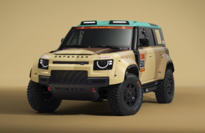 2026年1月開幕のダカール・ラリーでデビューする、 競技仕様車両「DEFENDER DAKAR D7X-R」のリブリーを公開