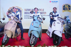 スズキ、インドで二輪車累計生産1,000万台を達成