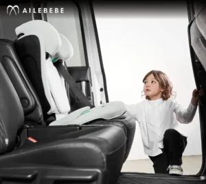 子どもが自分で乗り降りしやすい。低座面設計のR129適合ジュニアシートが登場｜エールべべ
