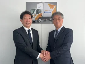 日産アトラスEVコンバージョントラックの量産化に向けオートワークス京都と架装基本契約を締結