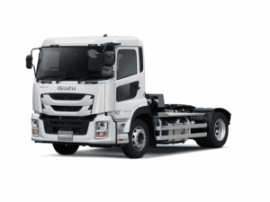 いすゞ、大型トラック「ギガ トラクタ」に車両運搬用ショートキャブを追加