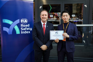企業・団体の交通安全への取り組み評価指標「FIA Road Safety Index」において、世界初となる最高ランクの「5スター」を獲得【本田技研工業】