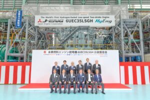 世界初、大型商船向け水素燃料エンジンの陸上運転試験に成功しました