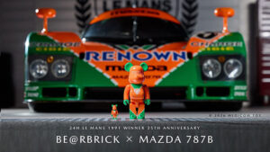マツダとBE@RBRICKが初コラボレーション、 ル・マン優勝35周年記念「BE@RBRICK × MAZDA 787B」を発売