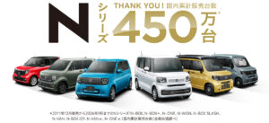 「N」シリーズの累計販売台数が450万台を突破’【本田技研工業】